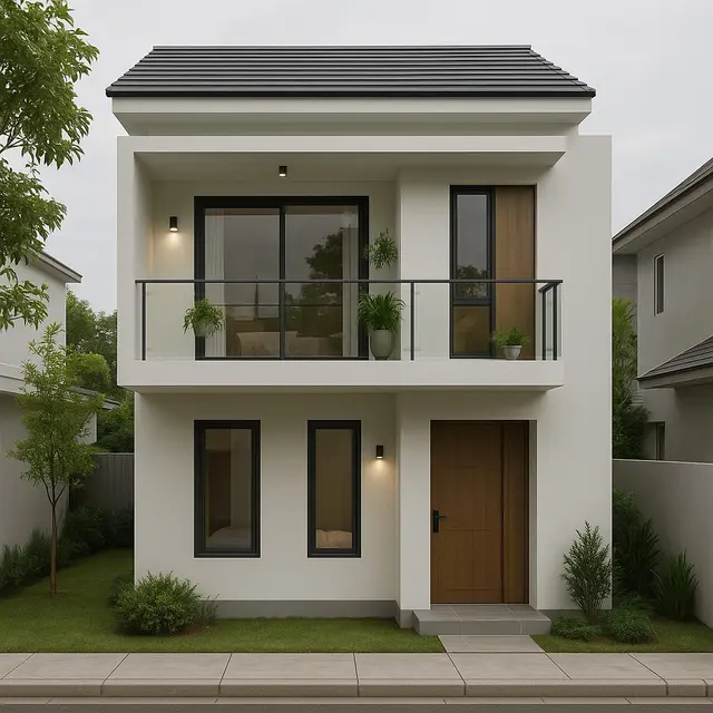 Inspirasi Rumah 7x10 Minimalis 2 Lantai 2025
