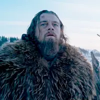 Leonardo DiCaprio di film The Revenant. foto; usmagazine