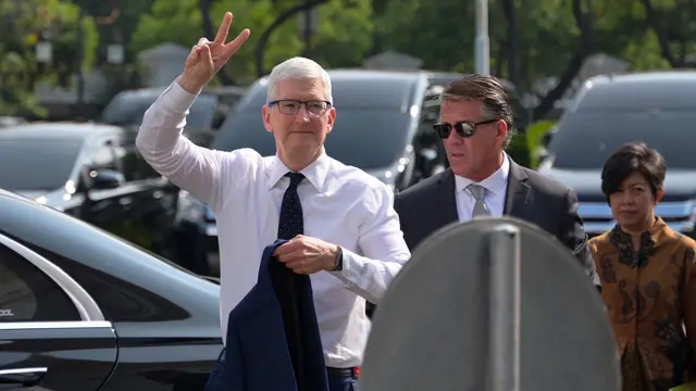 CEO Apple Tim Cook Datangi Istana Kepresidenan