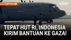 Indonesia kembali menunjukkan solidaritas untuk Gaza dengan mengirimkan bantuan logistik menggunakan metode airdrop.