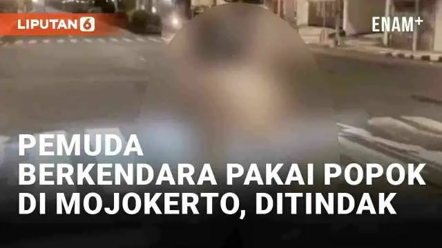 Warga Kota Mojokerto belakangan dibuat geger dengan aksi dua pemuda bermotor. Pemuda tersebut berkendara mengelilingi Kota Mojokerto hanya menggunakan popok. Seorang temannya bertugas merekam hingga kemudian viral dan membuat polisi bertindak.