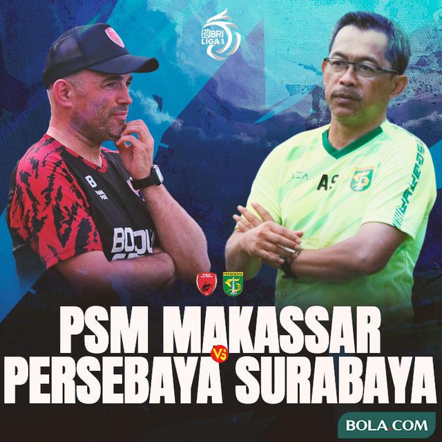 Liga 1 - Duel Pelatih - PSM Makassar Vs Persebaya Surabaya