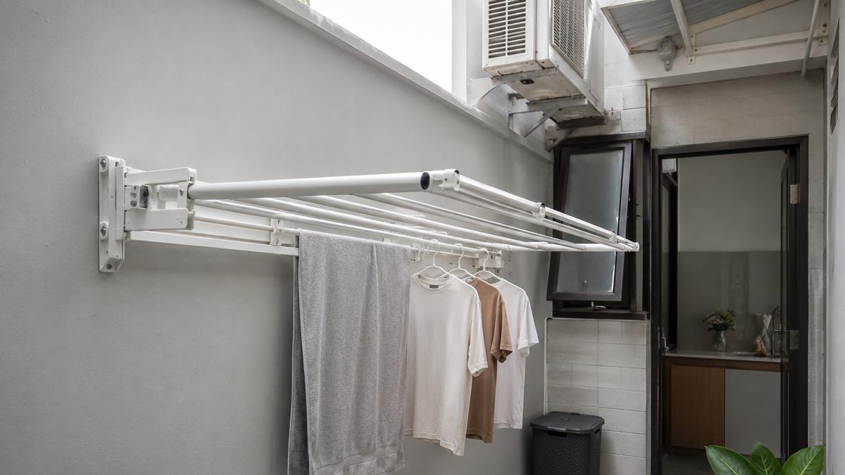 10 Ide Jemuran Lipat Dinding untuk Rumah Minimalis, Praktis dan Hemat Tempat