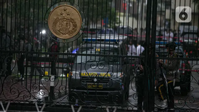 Suasana Mabes Polri Jakarta Usai Baku Tembak