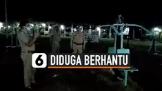 DIDUGA BERHANTU, ALAT OLAHRAGA DI TAMAN BERGERAK SENDIRI