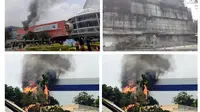 Foto-foto kebakaran di Margo City Depok (twitter.com)