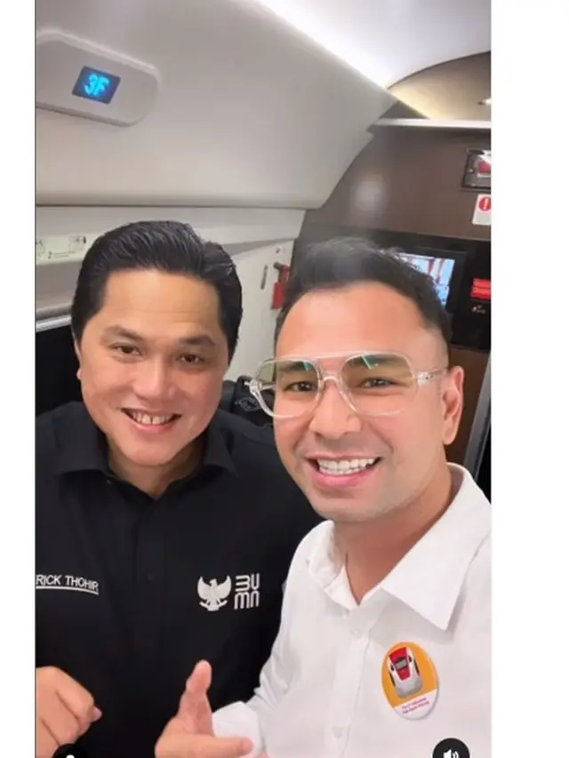 10 Momen Raffi Ahmad Diajak Presiden Jokowi Jajal Kereta Cepat, Ikut Bangga