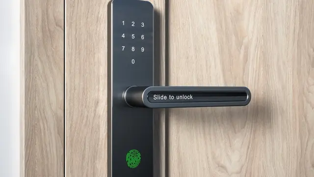 Pintu fingerprint.