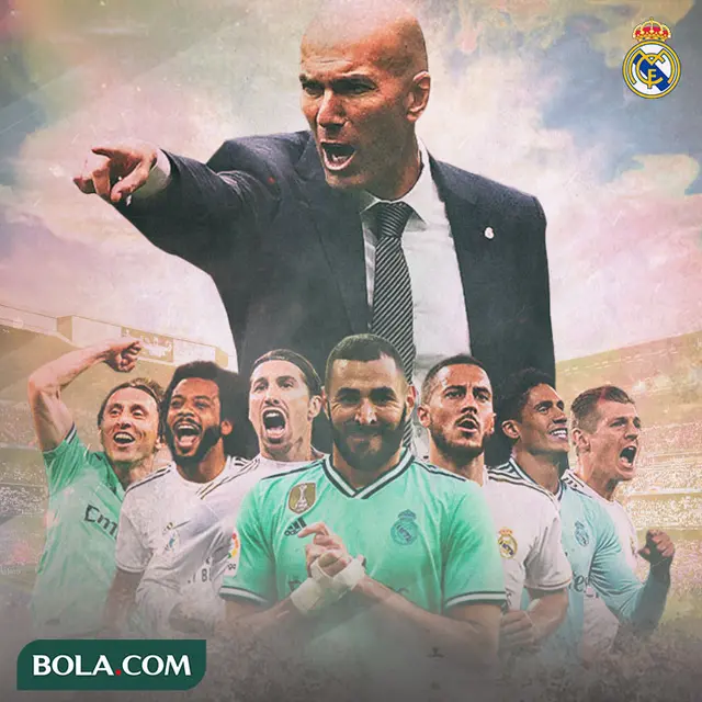 Real Madrid - Zinedine Zidane dan Bintang Real Madrid