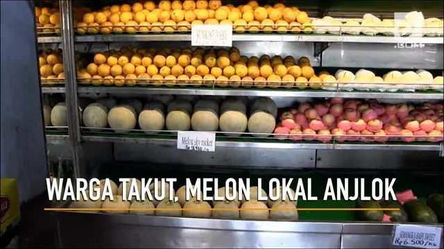 Tewasnya warga Australia setelah memakan melon membuat pasaran melon lokal anjlok.
