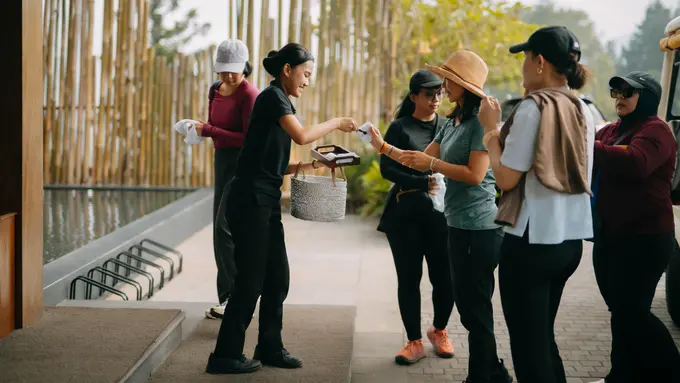 Kedatangan Para Peserta Retreat [Dok/PlataranPuncak]