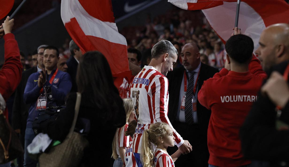 Seperti diketahui, Antoine Griezmann resmi pindah ke klub Major League Soccer (MLS) untuk memperkuat Orlando City SC pada musim panas ini. (AFP/Oscar Del Pozo)