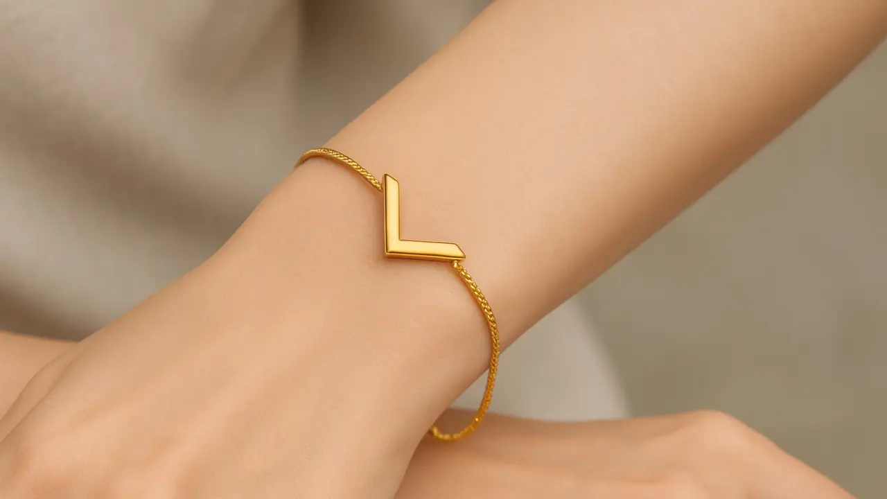 Model Gelang Bentuk V yang Elegan