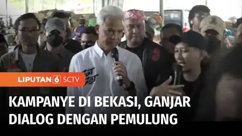 VIDEO: Ganjar Dialog dengan Pemulung di Bekasi, Bahas Pengelolaan Sampah Organik dan Anorganik