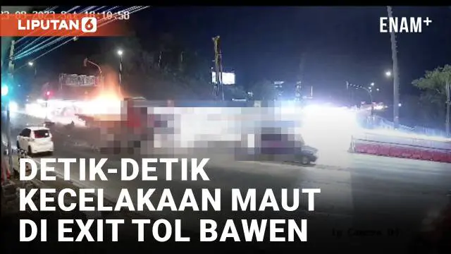 Kecelakaan maut terjadi di kawasan exit tol Bawen Semarang Jawa Tengah Sabtu (23/9) malam. Truk hilang kendali dan menabrak belasan kendaraan di depannya.