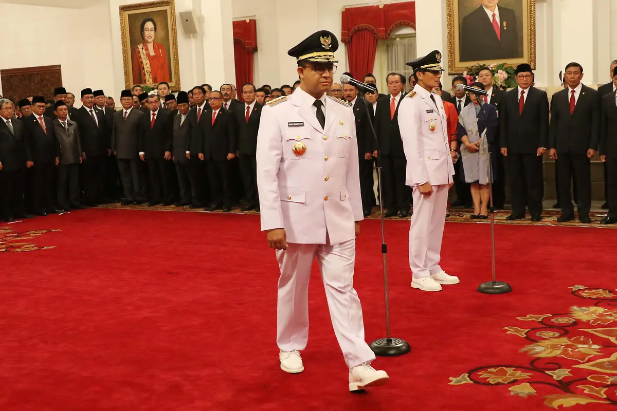 Sah Dilantik, Anies-Sandi Resmi Pimpin DKI Jakarta