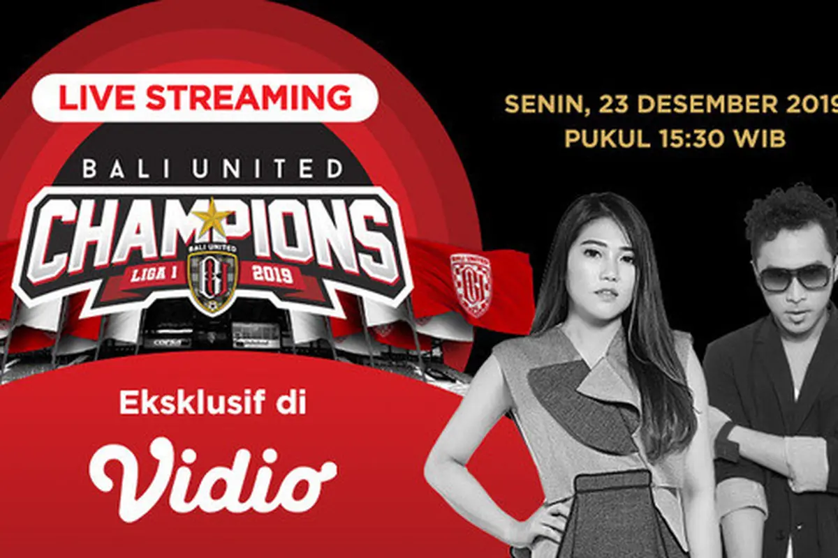 Saksikan Live Streaming Selebrasi Kemenangan Bali United. sumberfoto: Vidio