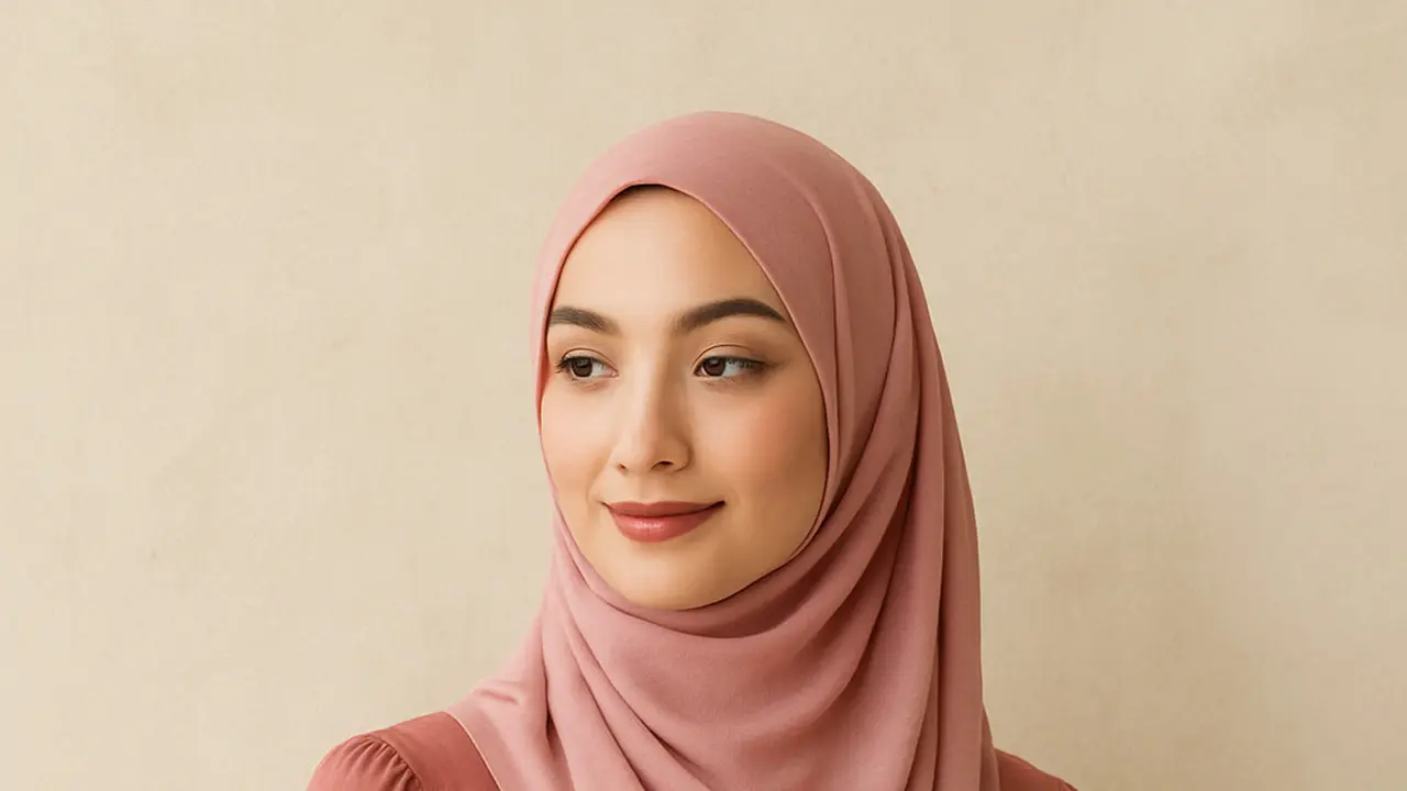 Paduan Hijab dan Dress Analogous