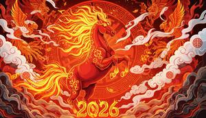 Tahun Kuda Api 2026. [Foto: Gemini]