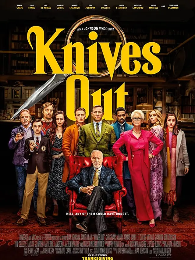 Poster Knives Out. (Foto: IMDb/ Lionsgate)