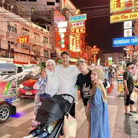 Potret Liburan Lesti Kejora dan Rizky Billar di Thailand. (Sumber: Instagram/shaniaindryn)