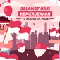 Ilustrasi Hari Kemerdekaan Indonesia. (Image by Freepik)