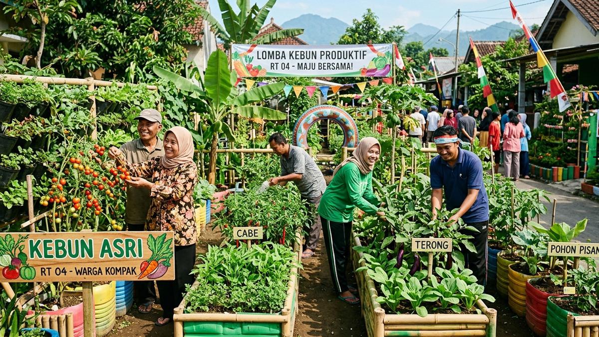 7 Ide Lomba Kebun Produktif Antar RT yang Kreatif dan Bikin Lingkungan Makin Asri