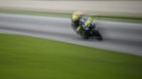 Pembalap Movistar Yamaha, Valentino Rossi. (Jure Makovec / AFP)