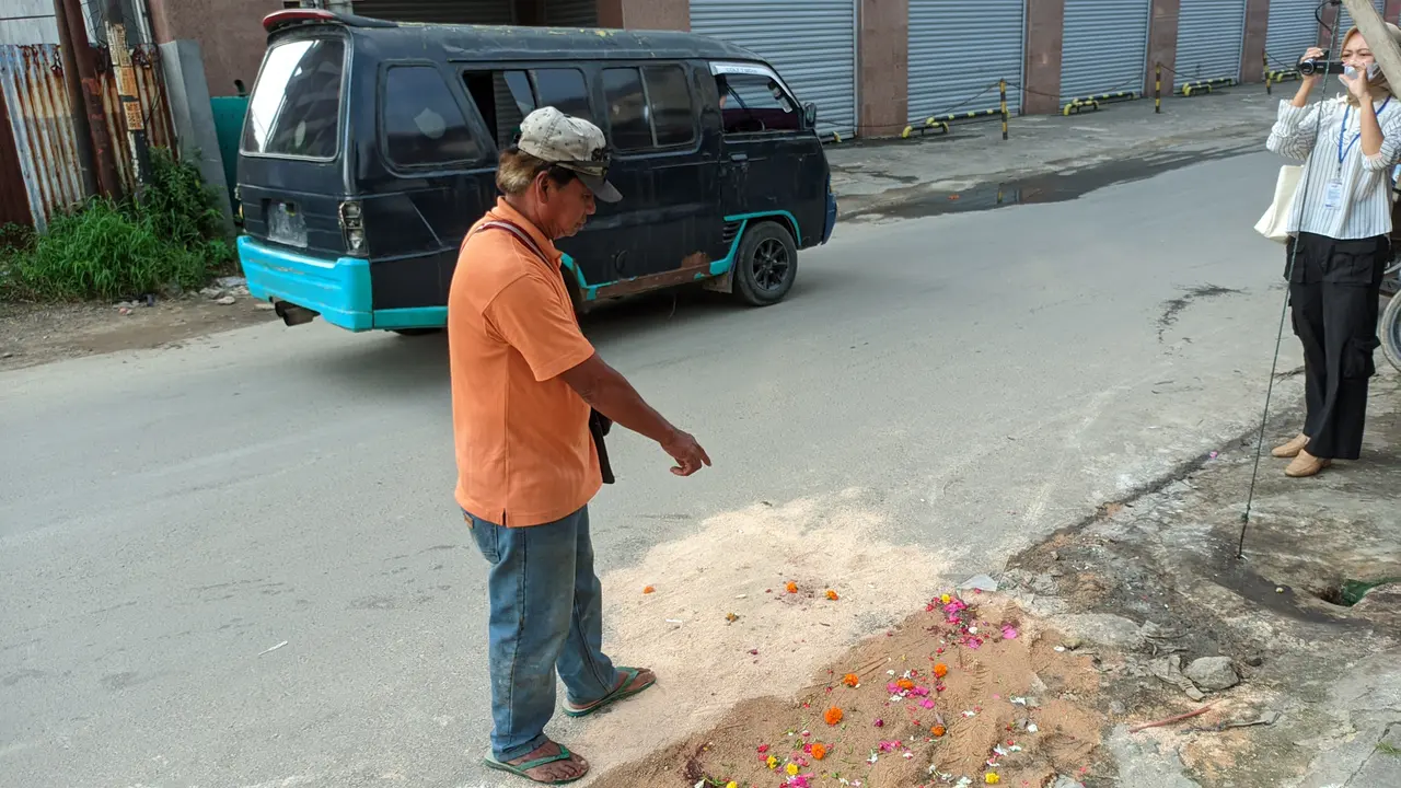 Lokasi tewasnya seorang pelajar di Bandar Lampung usai terlibat tawuran di Jalan Ikan Mas, Kecamatan Teluk Betung Selatan , Kota Bandar Lampung. Foto : (Liputan6.com/Ardi)