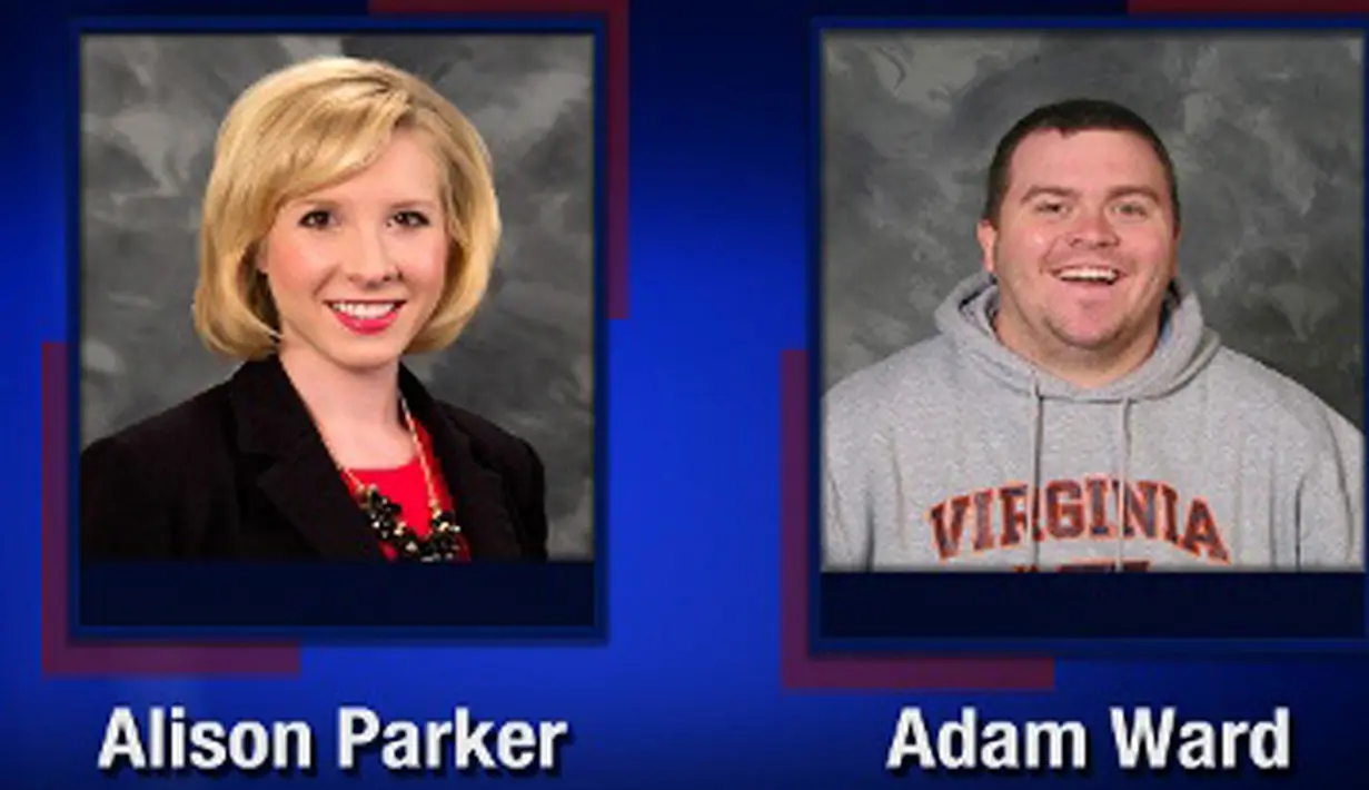 Dua jurnalis di salah satu stasiun televisi di Virginia, AS, tewas ditembak orang tidak dikenal, Rabu (26/8) pagi waktu setempat. Tersangka penembakan adalah Vester Flanagan, mantan reporter di WDJB yang dipecat sekitar satu tahun. (REUTERS/WDBJ7)