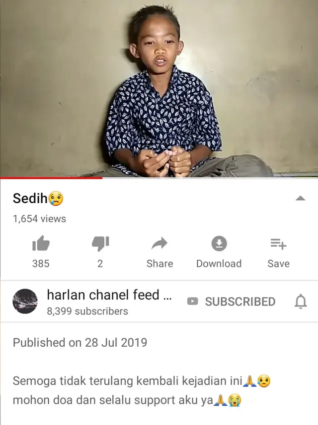 Bagikan Selebaran Promosi Kanal Youtube, Ini Alasan dan Keinginan Harlan