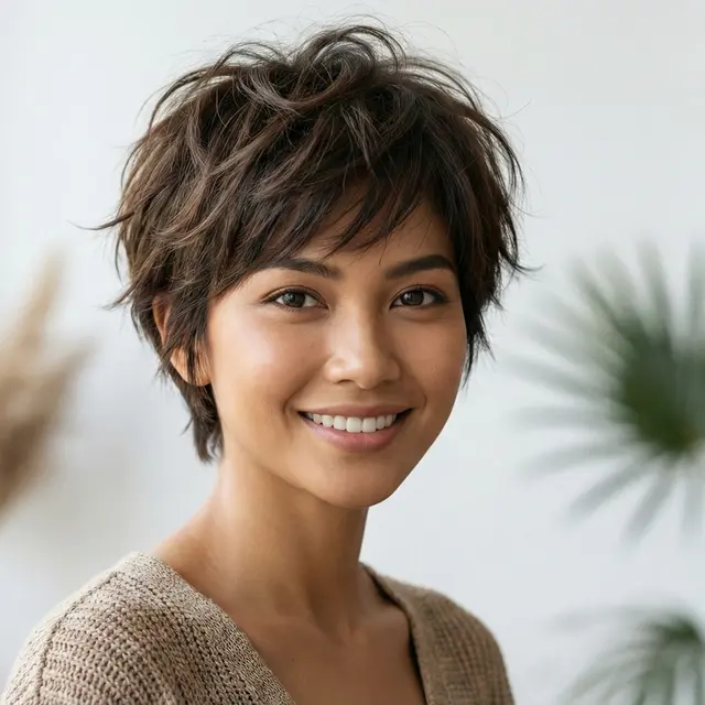 8 Model Rambut Pendek Wanita 2025 Anti Lepek, Bikin Wajah Fresh & Modern