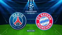 PSG Vs Bayern Munchen, Liga Champions. (Bola.com/Wiwig Prayugi)