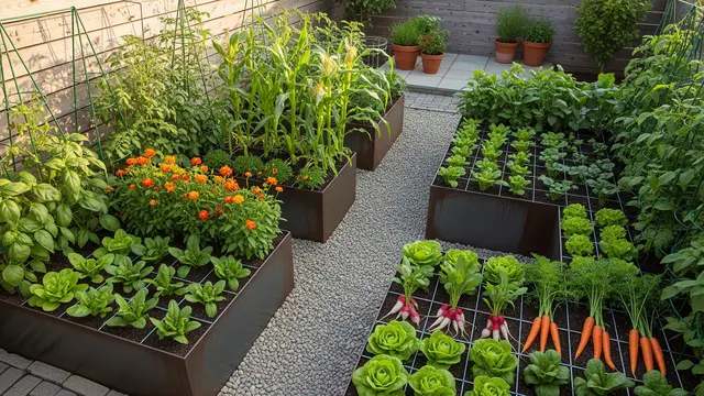 Desain Edible Garden di Lahan Sempit dengan Teknik Tumpang Sari Modern/Gemini AI