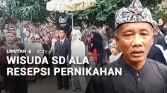 Viral! Wisuda SD Berkonsep Resepsi Pernikahan, Haru saat Sungkeman
