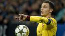Thomas Vermaelen. Bek tengah Belgia yang didatangkan Arsenal dari Ajax pada awal musim 2009/2010 ini mulai menjabat kapten Arsenal di awal musim 2012/2013 menggantikan Robin van Persie yang hijrah ke MU. Total 5 musim ia tampil 150 laga dengan torehan 15 gol dan 6 assist. (AFP/Odd Andersen)
