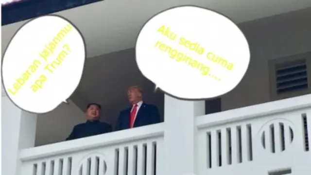 Lelucon lewat meme ini bisa membuat suasana gembira makin terasa.