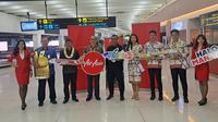 Bangkitkan pariwisata Indonesia Timur, maskapai penerbangan PT AirAsia Indonesia Tbk, membuka rute penerbangan langsung, dari Jakarta menuju Manado, Sulawesi Utara, Kamis (17/7/2025).