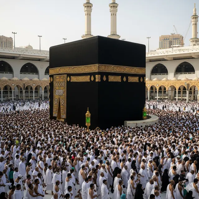 Prompt AI Gemini Edit Foto Depan Ka'bah (Foto: Gemini)