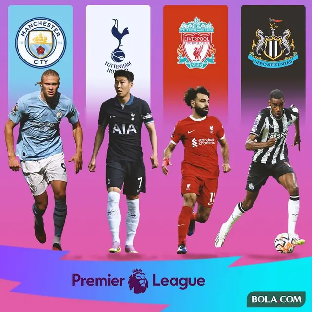 Premier League - 4 Favorit Top Skor Liga Inggris 2023/2024