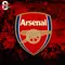 Ilustrasi - Logo Arsenal (Bola.com/Erisa Febri)