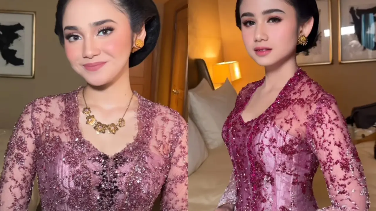 Syifa Hadju dan Tissa Biani Bak Anak Kembar dengan Makeup Soft Glam di Ngunduh Mantu Al Ghazali-Alyssa Daguise