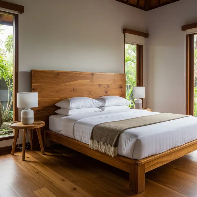 Rumah Sederhana Tapi Mewah dengan Interior Nuansa Kayu Alami