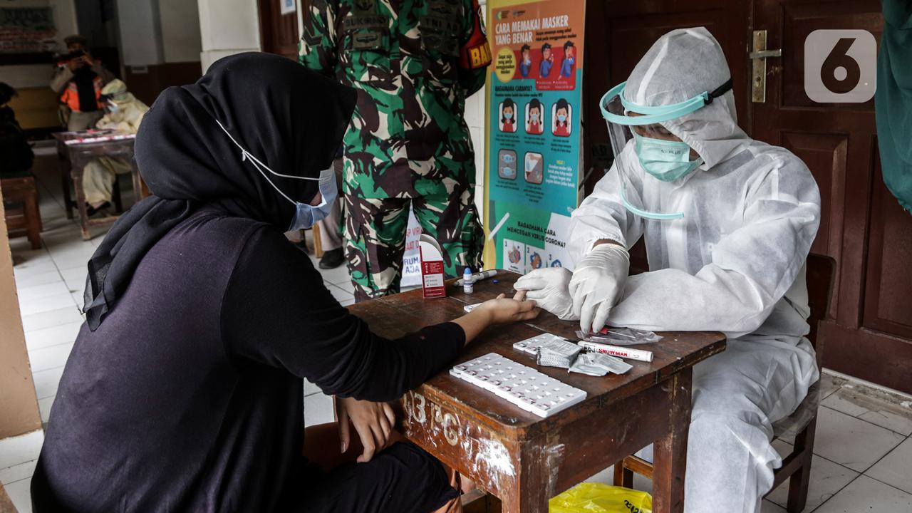 Rapid Test Massal di Petamburan Kembali Digelar