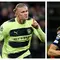 Dalam perjalanan ke final Liga Champions 2022/2023, Manchester City tercatat lebih tajam dengan mencetak total 30 gol berbanding 19 gol milik Inter Milan. Dari total 30 gol, hampir setengahnya dicetak oleh bomber asal Norwegia, Erling Haaland yang hampir dipastikan akan menjadi top skor Liga Champions musim ini. Berikut daftar 8 pemain tertajam dari kedua kubu hingga babak semifinal. (Kolase Foto AFP)