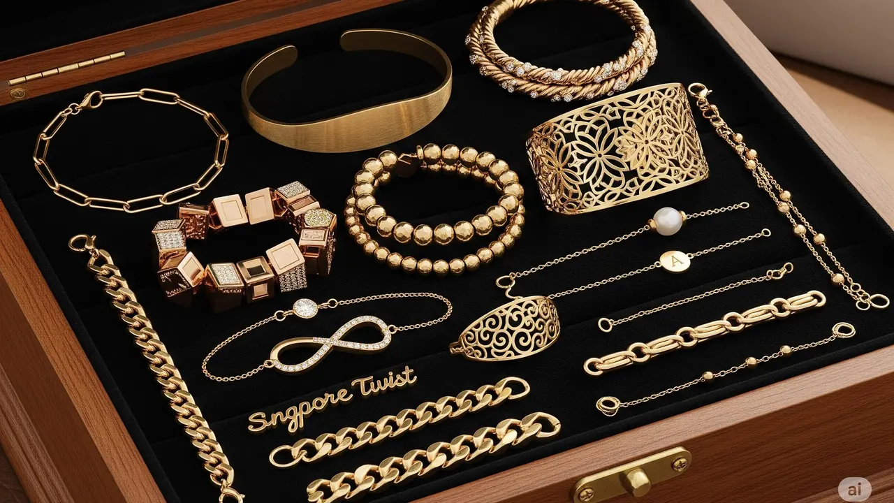 Model Gelang Tangan Emas Terbaru 5 Gram