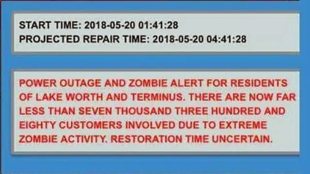 Peringatan tentang zombie di florida ternyata karena kesalahan sistem (Image: Mirror.co.uk)