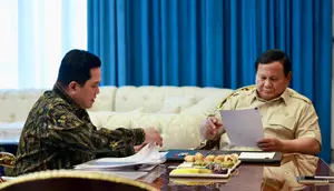 Prabowo Minta Erick Thohir Susun Blueprint Timnas Indonesia Menuju Piala Dunia 2030