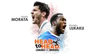 Head to Head Lukaku Vs Morata (Liputan6.com/Abdillah)