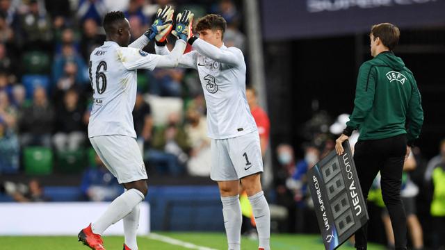 Foto: Momen Kepa Arrizabalaga Masuk Sebagai Pemain Pengganti Langsung Jadi Pahlawan Chelsea Menjuarai Piala Super Eropa